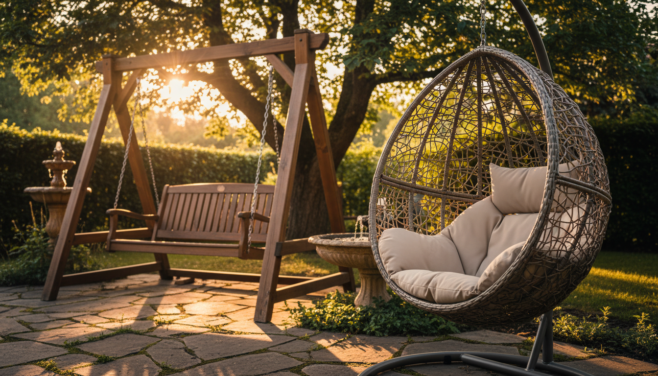 Jakie są najpopularniejsze rodzaje huśtawek domowych i ogrodowych?