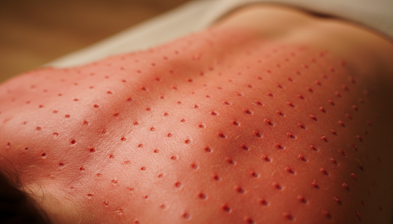 Jakie są najczęstsze reakcje skóry na kontakt z kolcami?