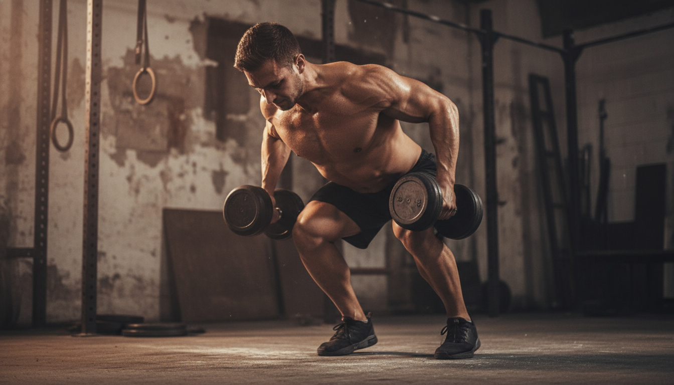 Czy wiosłowanie hantlem w opadzie tułowia oburącz jest skuteczne?