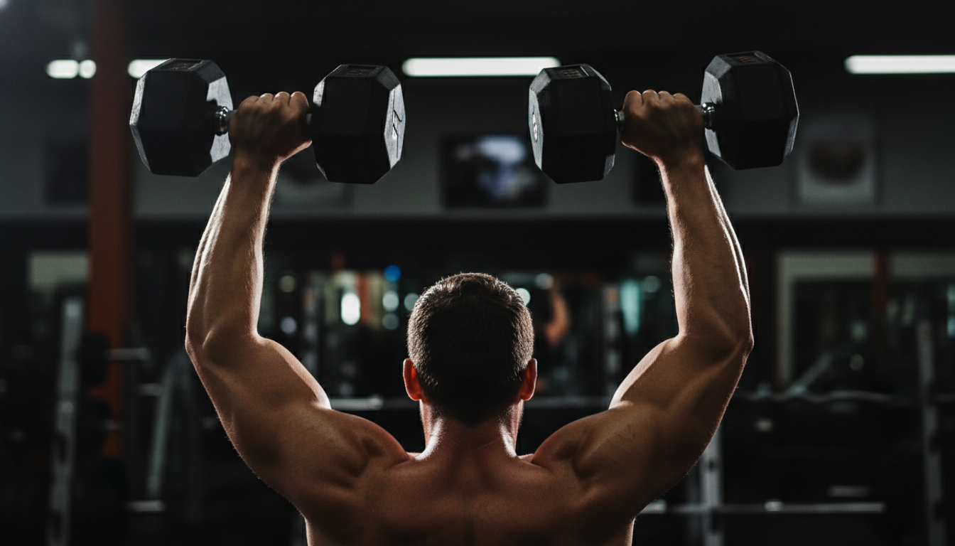 Jakie mięśnie pracują najintensywniej podczas wyciskania hantli nad głowę